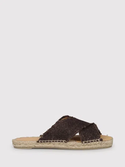 Castaã±er Sandals Brown