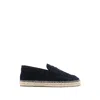 Castaã±er Java Blue Espadrillas With Contrasting Stitching And Pull-tab At The Heel In Suede Man In Multi