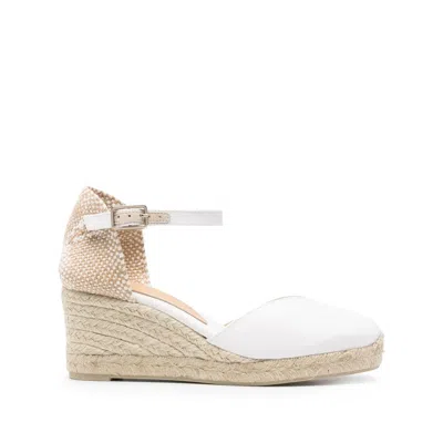 Castaã±er Chiarita 70mm Wedge Espadrilles In White