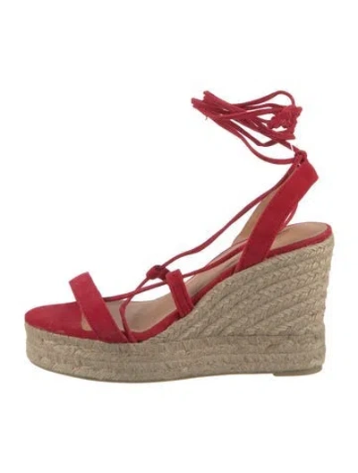 Pre-owned Castaã±er Suede Espadrilles