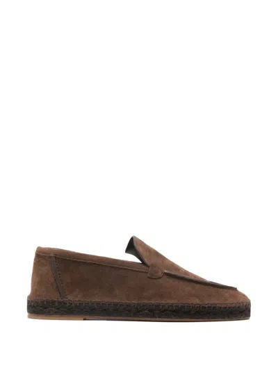 Castaã±er Suede Espadrilles In Brown