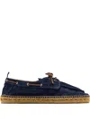 Castaã±er Suede Lace-up Espadrilles In Multi