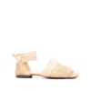Castaã±er Tie Woven Espadrilles In Multi