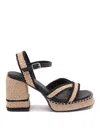 Castaã±er Vanish Crossover-strap Sandals In Black