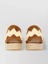 Castaã±er Wedge Heel Open Toe Embroidered Mules