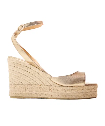 Castaã±er Wedge Sandals In Brown
