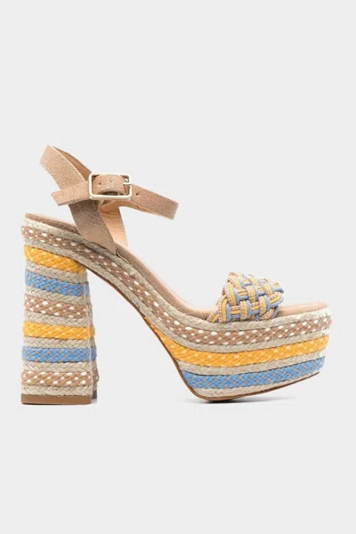 Castaã±er Women's Anne Platform Sandal In Multicolor