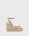 Castañer Brisa 90mm Espadrilles In Gold