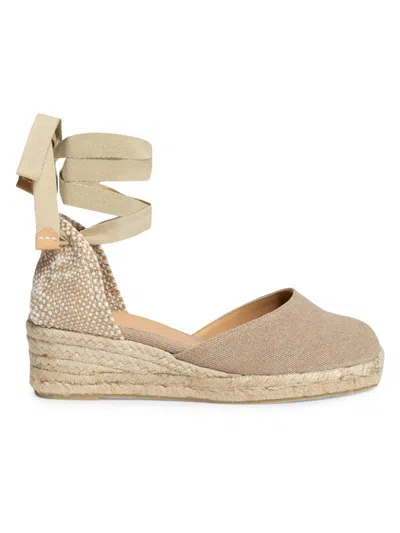 Castaã±er Women's Carina 3 Espadrille Wedge Sandals In Neutral