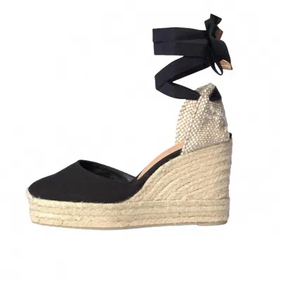Castaã±er Women's Carina Espadrille Wedge In Negro In Black