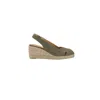 Castaã±er Women's Diana Peep-toe Espadrille In Olive