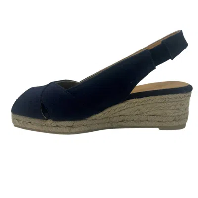 Castaã±er Women's Diana Slingback Espadrilles In Azul Oxford In Multi
