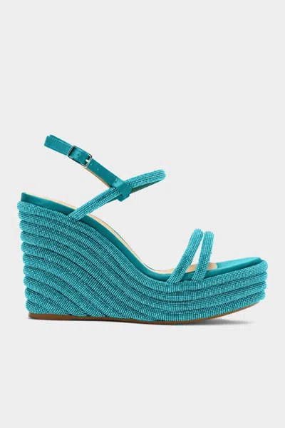 Castaã±er Women's Jocana Platform Sandal In Azul In Multi