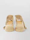 Castaã±er Wrap Ankle Closed Toe Wedge Espadrilles