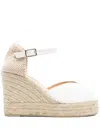 Castaã±er 110mm Bianca Espadrilles In Weiss