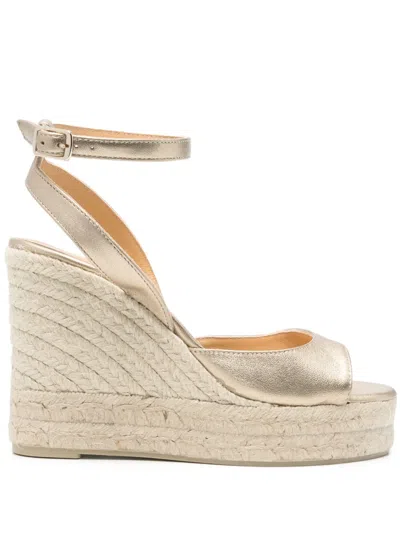 Castaã±er 110mm Blair Espadrilles In Golden