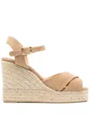 Castaã±er Blaudell Canvas Wedge Espadrille Sandals In Multi