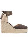 Castaã±er 110mm Chiara Espadrilles In Brown