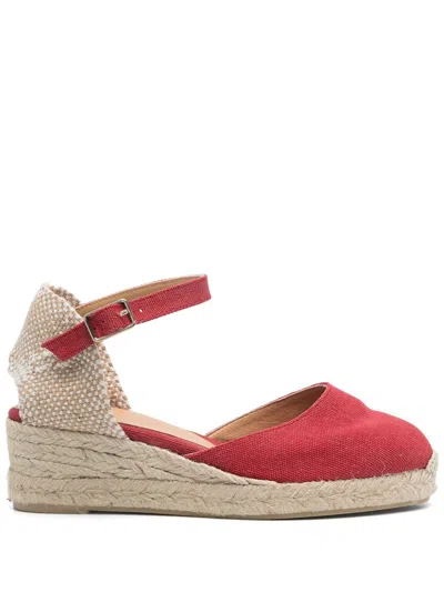 Castaã±er 50mm Carol Espadrilles In Red