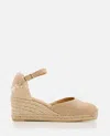 Castaã±er Chiarita Espadrilles Beige In Animal Print