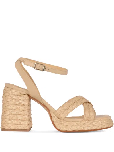 Castaã±er 80mm Interwoven Sandals In 中性色