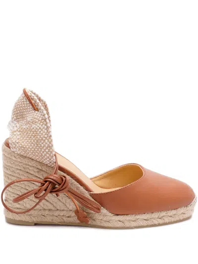 Castaã±er 90mm Carina Espadrilles In 褐色
