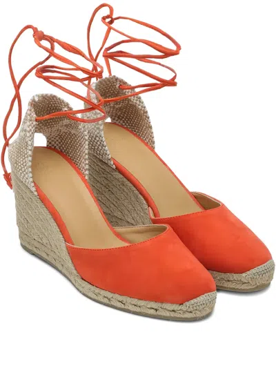 Castaã±er 90mm Carina Pumps In Orange