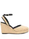 Castaã±er Cass Slingback Espadrille Sandals In Schwarz