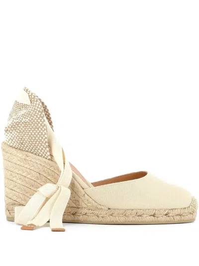 Castaã±er 90mm Round-toe Espadrilles In Neutrals