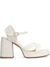 Castaã±er Valle-142 Sandals In White Fabric