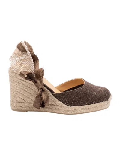 Castaã±er Almond-tipped High-heeled Sandals In Nude