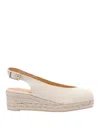 Castaã±er Open-toe Wedge Sandals In Blanco