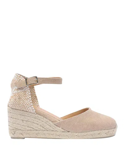 Castaã±er Carol Wedges In Beige