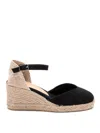 Castaã±er `chiarita/6/001` Wedge Espadrilles In Black