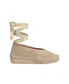 Castaã±er Castaner Gea Ballet Flats Espadrilles In Nude