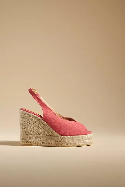 Castaã±er Barbara Wedge Heels In Pink