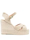 Castaã±er Bromelia 110mm Open-toe Sandals In Beige