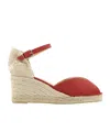 Castaã±er Castañer Woman Espadrilles Brick Size 9 Textile Fibers In Nude