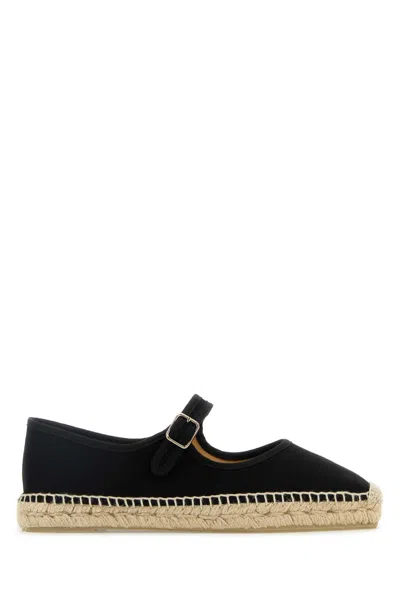 Castaã±er Black Canvas Espadrilles