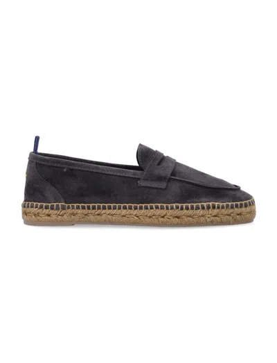 CASTAÃ±ER BLACK SUEDE ESPADRILLES
