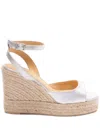 Castaã±er Blair Espadrilles In Silver