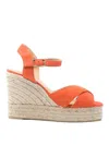Castaã±er 110mm Blaudell Espadrilles In Orange