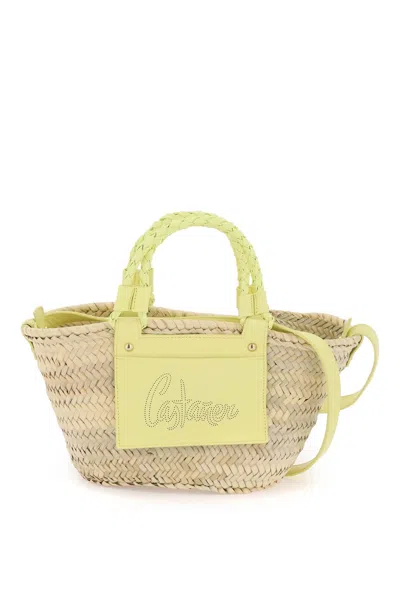 Castaã±er Raffia Basket Bag For In Neutro,yellow