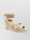 Castañer Bruna Espadrille Wedge Sandals Ankle Strap