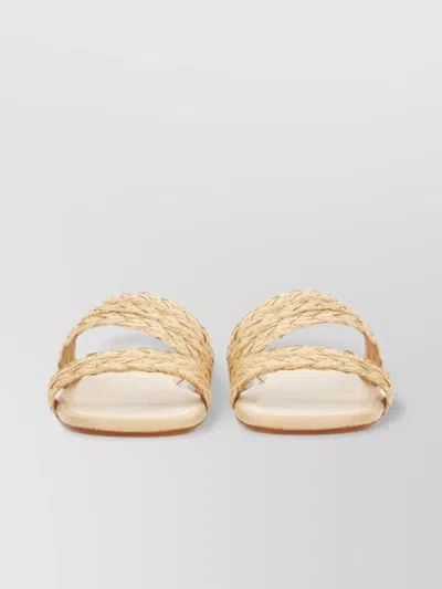 Castaã±er Braided Strap Flat Sole Open Toe Sandals