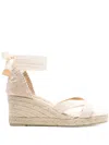 Castaã±er Canvas Espadrilles In Neutrals
