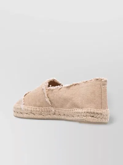 CASTAÃ±ER CANVAS ESPADRILLES WITH JUTE SOLE AND FRAYED DETAILING