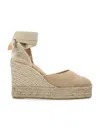 Castaã±er Castañer Carina 8 Canvas Espadrilles In Sand
