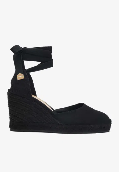 CASTAÃ±ER CARINA 90 CANVAS WEDGE ESPADRILLES