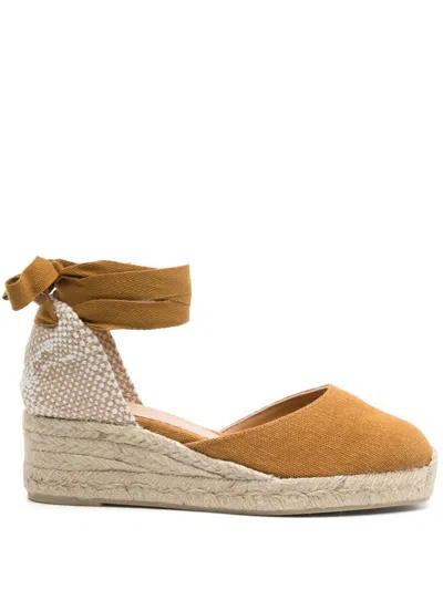 Castaã±er Espadrilles Castañer Woman Color Orange In Beige